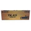 TK411 Toner, 15,000 Page-Yield, Black
