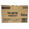 TK827K Toner, 15,000 Page-Yield, Black
