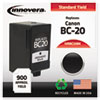 BC20BK Compatible, Remanufactured, 0895A003 (BC20) Ink, 900 Yield, Black