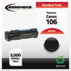 106 Compatible, Remanufactured, 0264B001AA (106) Toner, 5000 Yield, Black