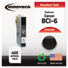 BCI6BK Compatible, Remanufactured, 4705A003 (BCI6BK) Ink, 370 Yield, Black