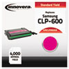 CLPM600A Compatible, Remanufactured, CLP-M600A Laser Toner, 4000 Yield, Magenta