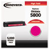 85500M Compatible, Remanufactured, 43324402 (5500) Toner, 5000 Yield, Magenta