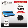 PC301 Compatible, Remanufactured, PC301 Thermal Transfer, 250 Page-Yield, Black