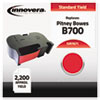7671 Compatible, Remanufactured, 767-1 Postage Meter,  2200 Page-Yield, Red