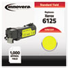 6125Y Remanufactured, 106R01333 (Phaser 6125) Toner, 1000 Yield, Yellow