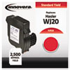 20 Compatible, Remanufactured, 33000262X Postage Meter,  2500 Page-Yield, Red