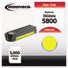 85500Y Compatible, Remanufactured, 43324401 (5500) Toner, 5000 Yield, Yellow