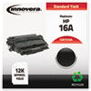 7516A Compatible, Remanufactured, Q7516A (16A) Laser Toner, 12000 Yield, Black