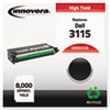 D3115B Compatible, Remanufactured, 310-8395 (3115) Toner, 8000 Yield, Black