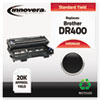 DR400 Compatible, Remanufactured, DR400 Drum Cartridge, 20000 Page-Yield, Black