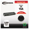 83015 Compatible, Remanufactured, C7115A (15A) Laser Toner, 2500 Yield, Black