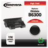 B6300 Compatible, Remanufactured, 52114502 (B6300) Toner, 17000 Yield, Black