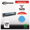 E321A Compatible, Remanufactured, CE321A (128A) Laser Toner, 1300 Yield, Cyan