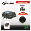 7551A Compatible, Remanufactured, Q7551A (51A) Laser Toner, 6500 Yield, Black