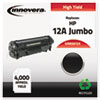 83012X Compatible, Remanufactured, Q2612X (12J) Laser Toner, 4000 Yield, Black
