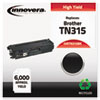 TN315BK Compatible, Remanufactured, TN315BK (TN315) Toner, 6000 Yield, Black