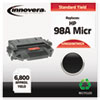 83098TMICR Remanufactured, 92298A (98A MICR) MICR Toner, 6800 Yield, Black