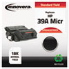 83039TMICR Remanufactured, Q1339A (39A MICR) MICR Toner, 18000 Yield, Black