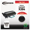 X264 Compatible Remanufactured (X264H11G) Toner, 9000 Page-Yield, Black