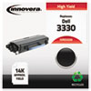 Compatible Remanufactured 330-5207 (3330) Toner, 14000 Page-Yield, Black