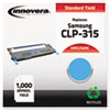 CLT409C Compatible, Remanufactured, CLT-C409S Laser Toner, 1000 Yield, Cyan