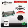FO50ND Compatible, Remanufactured, FO50ND Laser Toner, 6000 Yield, Black