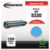 Compatible Remanufactured CE741A (5525) Toner, 7300 Page-Yield, Cyan