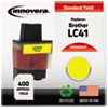 20041Y Compatible, Remanufactured, LC41Y Ink, 400 Page-Yield, Yellow
