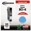 BCI36C Compatible, Remanufactured, BCI-3eC (BCI3E) Ink, 520 Yield, Cyan