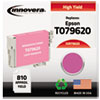 Compatible Remanufactured High-Yield T079620 (79) Ink, 810 Yield, Light Magenta