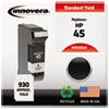 20045 Compatible, Remanufactured, 51645A (45) Ink, 930 Page-Yield, Black