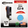 CLI8PC Compatible, Remanufactured, 0624B002 Ink, 5715 Yield, Photo Cyan