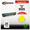 Compatible Remanufactured CE272A (5525) Toner, 15000 Page-Yield, Yellow