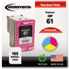 Compatible Remanufactured CH562WN (61) Ink, 165 Page-Yield, Tri-Color