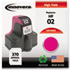 72WN Compatible, Remanufactured, C8772WN (02) Ink, 370 Page-Yield, Magenta