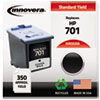 Compatible Remanufactured CC635A (701) Ink, 350 Page-Yield, Black
