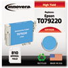Compatible Remanufactured High-Yield T079220 (79) Ink, 810 Page-Yield, Cyan