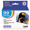 T099920 (99) Claria Ink, 450 Page-Yield, 5/Pack, Assorted