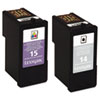 18C2239 (14,15) Ink, 150; 175 Page-Yield, Black; Tri-Color, 2/Pk