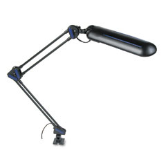 Adjustable Lamp  on Adjustable Fluorescent Clamp On Task Lamp  28 Inch Arm Reach  Black