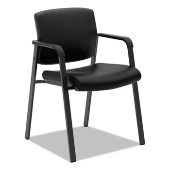 hon bonded leather stacking guest chair