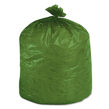green trash bags