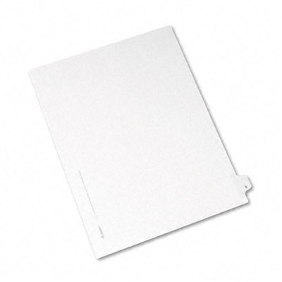 Avery Allstate-Style Legal Side Tab Divider, Title: B, Letter, White ...