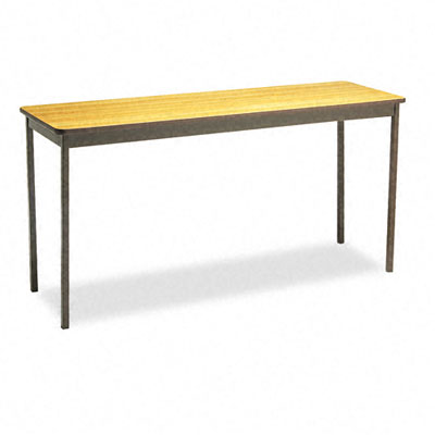 Utility Tables on Utility Table  Rectangular  60w X 18d X 30h  Oak   Brkut1860lq