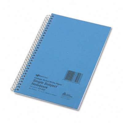 Notebooksubject on Subject Wirebound Notebook  College Rule  5 X 7 3 4  We  80 Sheets Pad