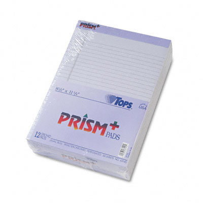 Colored Legal Size Paper on Prism Plus Colored Pads  Legal Rule  Letter  Orchid  50 Sheet Pads  12