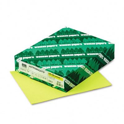 Acid Free Printer Paper on Wausau Paper   Astrobrights   Colored Paper   Select Office Products