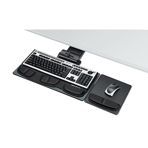 fellowes designer suites deskready adjustable keyboard drawer