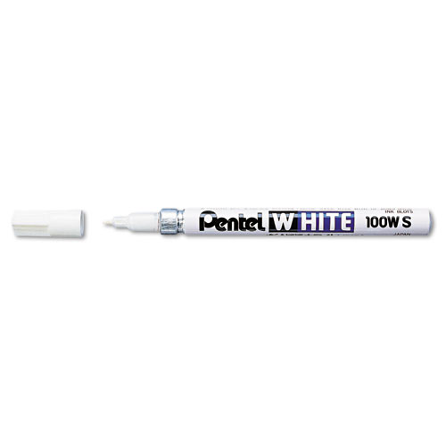white permanent marker for plastic
